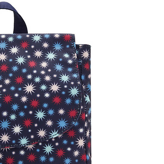 Kipling Dannie Printed Small Rygsække Blå | DK 1547AH